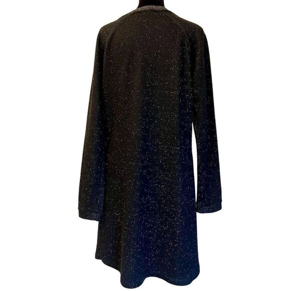 Scotch & Soda Straight Hem Sweatshirt Mini Dress Long Sleeve Black Womens Size 1 - Picture 2 of 10